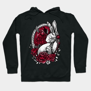 Mechanical Rabbit Tattoo Design Hoodie